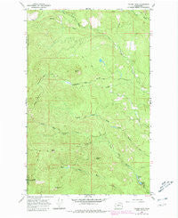 Tacoma Peak Washington Historical topographic map, 1:24000 scale, 7.5 X 7.5 Minute, Year 1968