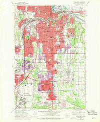 Tacoma South Washington Historical topographic map, 1:24000 scale, 7.5 X 7.5 Minute, Year 1961