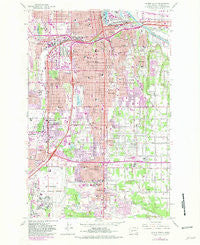 Tacoma South Washington Historical topographic map, 1:24000 scale, 7.5 X 7.5 Minute, Year 1961