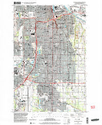Tacoma South Washington Historical topographic map, 1:24000 scale, 7.5 X 7.5 Minute, Year 1997