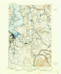 Tacoma Washington Historical topographic map, 1:125000 scale, 30 X 30 Minute, Year 1900