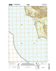 Taholah Washington Current topographic map, 1:24000 scale, 7.5 X 7.5 Minute, Year 2014