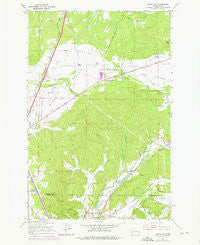 Tenino SW Washington Historical topographic map, 1:24000 scale, 7.5 X 7.5 Minute, Year 1959