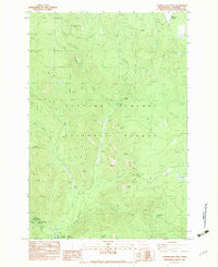 Termination Point Washington Historical topographic map, 1:24000 scale, 7.5 X 7.5 Minute, Year 1983