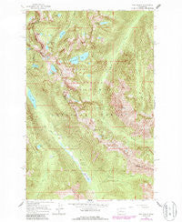 The Cradle Washington Historical topographic map, 1:24000 scale, 7.5 X 7.5 Minute, Year 1965