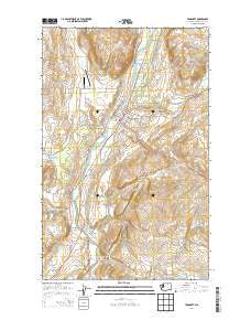 Tonasket Washington Current topographic map, 1:24000 scale, 7.5 X 7.5 Minute, Year 2014