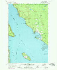 Tulalip Washington Historical topographic map, 1:24000 scale, 7.5 X 7.5 Minute, Year 1956