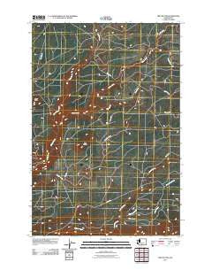 Twin Buttes Washington Historical topographic map, 1:24000 scale, 7.5 X 7.5 Minute, Year 2011