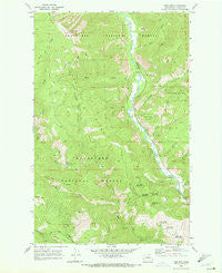 Tyee Mtn. Washington Historical topographic map, 1:24000 scale, 7.5 X 7.5 Minute, Year 1968