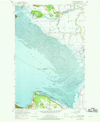 Utsalady Washington Historical topographic map, 1:24000 scale, 7.5 X 7.5 Minute, Year 1956