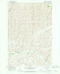 Valley Grove Washington Historical topographic map, 1:24000 scale, 7.5 X 7.5 Minute, Year 1966