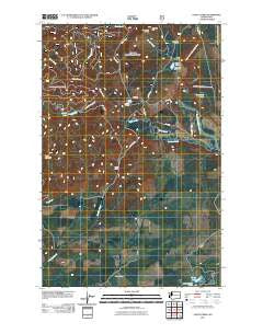 Vance Creek Washington Historical topographic map, 1:24000 scale, 7.5 X 7.5 Minute, Year 2011