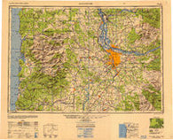 Vancouver Washington Historical topographic map, 1:250000 scale, 1 X 2 Degree, Year 1950