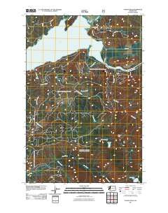 Vanson Peak Washington Historical topographic map, 1:24000 scale, 7.5 X 7.5 Minute, Year 2011