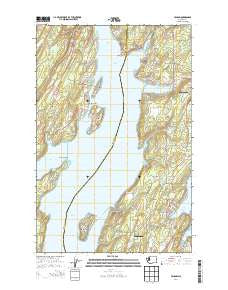 Vaughn Washington Current topographic map, 1:24000 scale, 7.5 X 7.5 Minute, Year 2014