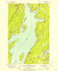 Vaughn Washington Historical topographic map, 1:24000 scale, 7.5 X 7.5 Minute, Year 1953