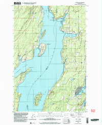 Vaughn Washington Historical topographic map, 1:24000 scale, 7.5 X 7.5 Minute, Year 1990