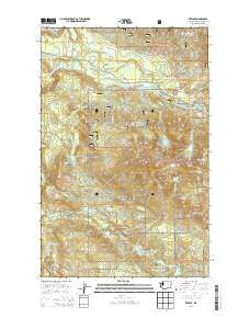 Verlot Washington Current topographic map, 1:24000 scale, 7.5 X 7.5 Minute, Year 2014