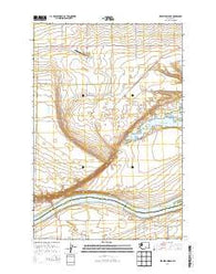 Vernita Bridge Washington Current topographic map, 1:24000 scale, 7.5 X 7.5 Minute, Year 2014
