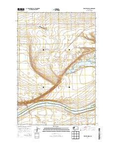 Vernita Bridge Washington Current topographic map, 1:24000 scale, 7.5 X 7.5 Minute, Year 2014