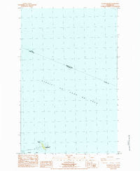 Waadah Island Washington Historical topographic map, 1:24000 scale, 7.5 X 7.5 Minute, Year 1984