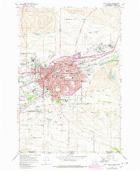 Walla Walla Washington Historical topographic map, 1:24000 scale, 7.5 X 7.5 Minute, Year 1966