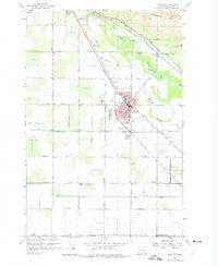 Wapato Washington Historical topographic map, 1:24000 scale, 7.5 X 7.5 Minute, Year 1958