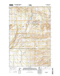Warden Washington Current topographic map, 1:24000 scale, 7.5 X 7.5 Minute, Year 2014