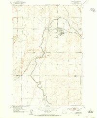 Warden Washington Historical topographic map, 1:24000 scale, 7.5 X 7.5 Minute, Year 1954