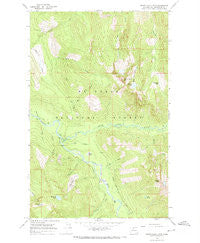 White Chuck Mtn. Washington Historical topographic map, 1:24000 scale, 7.5 X 7.5 Minute, Year 1966
