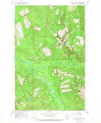 White Chuck Mtn. Washington Historical topographic map, 1:24000 scale, 7.5 X 7.5 Minute, Year 1966