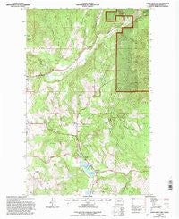 White Mud Lake Washington Historical topographic map, 1:24000 scale, 7.5 X 7.5 Minute, Year 1992