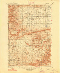 White Swan Washington Historical topographic map, 1:125000 scale, 30 X 30 Minute, Year 1937