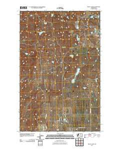 White Lakes Washington Historical topographic map, 1:24000 scale, 7.5 X 7.5 Minute, Year 2011