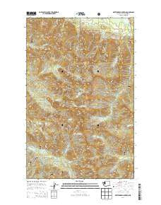 Whitehorse Mountain Washington Current topographic map, 1:24000 scale, 7.5 X 7.5 Minute, Year 2014