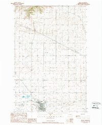 Wilbur Washington Historical topographic map, 1:24000 scale, 7.5 X 7.5 Minute, Year 1989