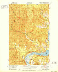 Wilmont Creek Washington Historical topographic map, 1:62500 scale, 15 X 15 Minute, Year 1950