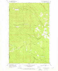 Winchester Peak Washington Historical topographic map, 1:24000 scale, 7.5 X 7.5 Minute, Year 1968