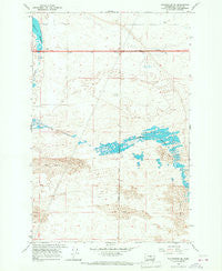 Winchester SE Washington Historical topographic map, 1:24000 scale, 7.5 X 7.5 Minute, Year 1966