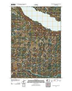 Winters Mountain Washington Historical topographic map, 1:24000 scale, 7.5 X 7.5 Minute, Year 2011