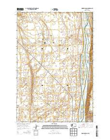 Wooded Island Washington Current topographic map, 1:24000 scale, 7.5 X 7.5 Minute, Year 2014