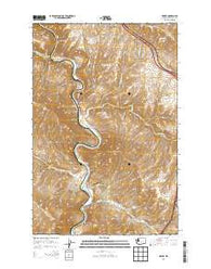Wymer Washington Current topographic map, 1:24000 scale, 7.5 X 7.5 Minute, Year 2013