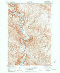 Wymer Washington Historical topographic map, 1:24000 scale, 7.5 X 7.5 Minute, Year 1953