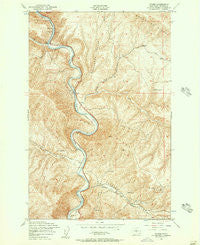 Wymer Washington Historical topographic map, 1:24000 scale, 7.5 X 7.5 Minute, Year 1953