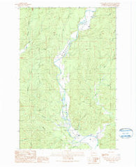Wynoochee Valley SW Washington Historical topographic map, 1:24000 scale, 7.5 X 7.5 Minute, Year 1990