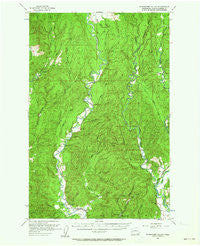 Wynoochee Valley Washington Historical topographic map, 1:62500 scale, 15 X 15 Minute, Year 1955