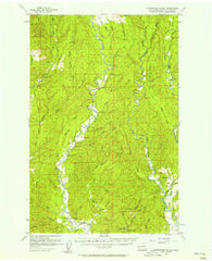 Wynoochee Valley Washington Historical topographic map, 1:62500 scale, 15 X 15 Minute, Year 1955