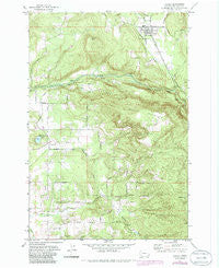 Yacolt Washington Historical topographic map, 1:24000 scale, 7.5 X 7.5 Minute, Year 1971