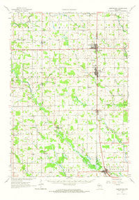 Abbotsford Wisconsin Historical topographic map, 1:62500 scale, 15 X 15 Minute, Year 1963