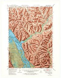 Alma Wisconsin Historical topographic map, 1:62500 scale, 15 X 15 Minute, Year 1950